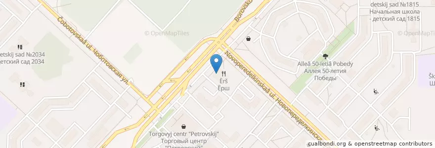 Mapa de ubicacion de Тануки en Россия, Центральный Федеральный Округ, Москва, Западный Административный Округ, Район Ново-Переделкино.