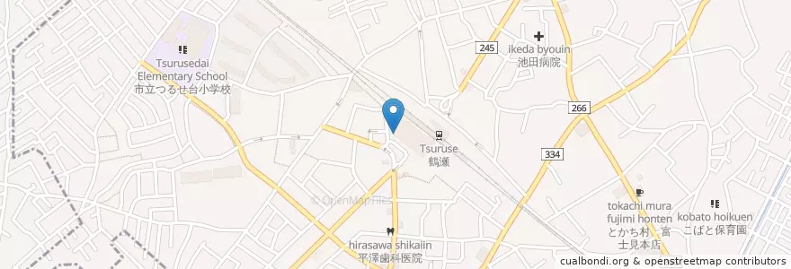Mapa de ubicacion de 埼玉りそな銀行 en Jepun, 埼玉県, 富士見市.