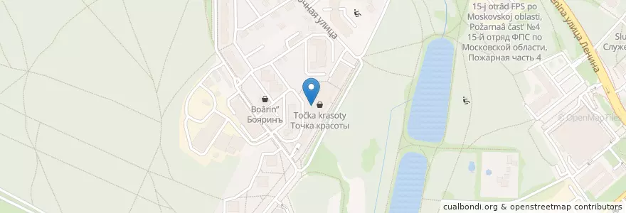 Mapa de ubicacion de Лор клиника en Rusland, Centraal Federaal District, Oblast Moskou, Городской Округ Красногорск.