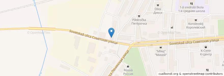 Mapa de ubicacion de детская комната полиции en Rusia, Distrito Federal Central, Óblast De Smolensk, Ярцевский Район, Ярцевское Городское Поселение.