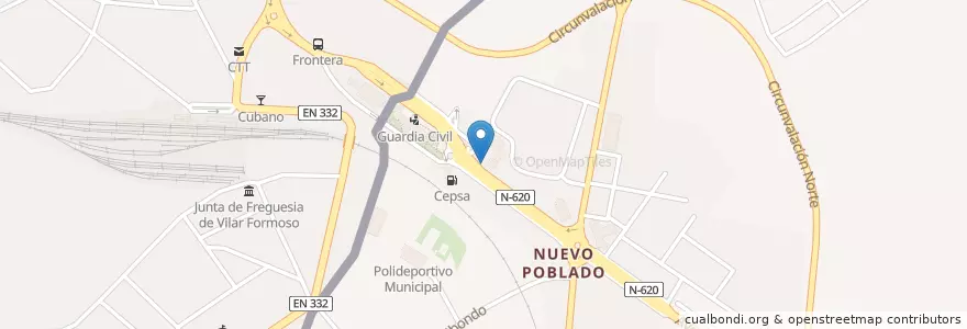 Mapa de ubicacion de Buzón en Portugal, Centro, Guarda, Beira Interior Norte, Almeida.