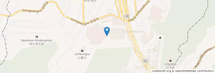 Mapa de ubicacion de 가야동 en کره جنوبی, بوسان, 부산진구, 가야동.