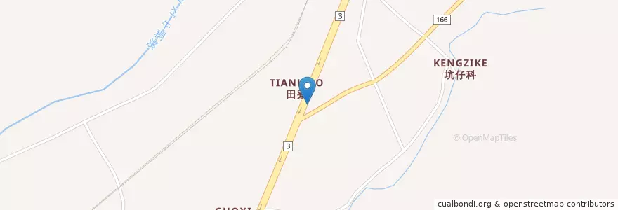 Mapa de ubicacion de 福懋加油站 en 台湾, 台湾省, 嘉義県, 竹崎郷.