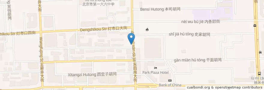 Mapa de ubicacion de ICBC en Çin, Pekin, Hebei, 东城区.
