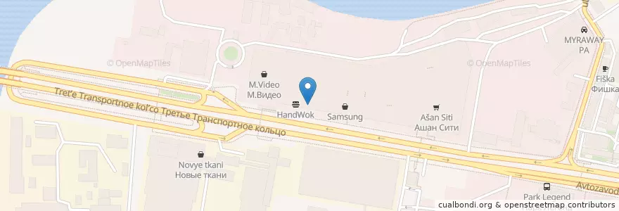 Mapa de ubicacion de Суши make en 러시아, Центральный Федеральный Округ, Москва, Южный Административный Округ, Даниловский Район.