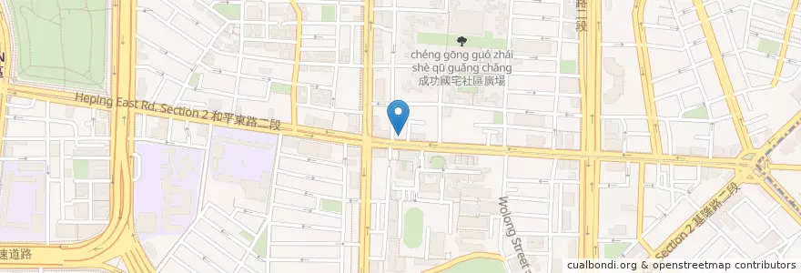 Mapa de ubicacion de 佳興福州魚丸店 en Tayvan, 新北市, Taipei, 大安區.