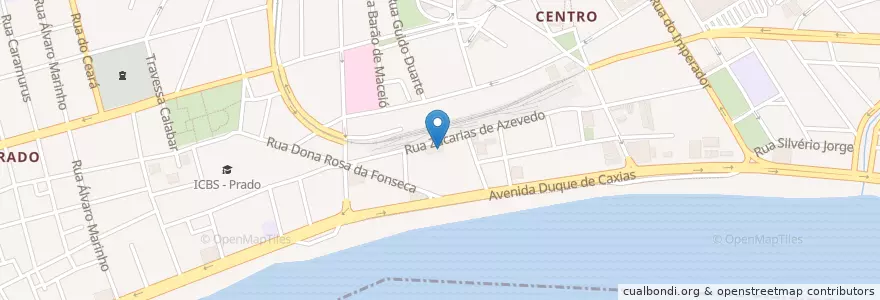 Mapa de ubicacion de Consultório Médico & Odontológico Carvalho en Brazil, Severovýchodní Region, Alagoas, Região Geográfica Intermediária De Maceió, Microrregião De Maceió, Maceió.