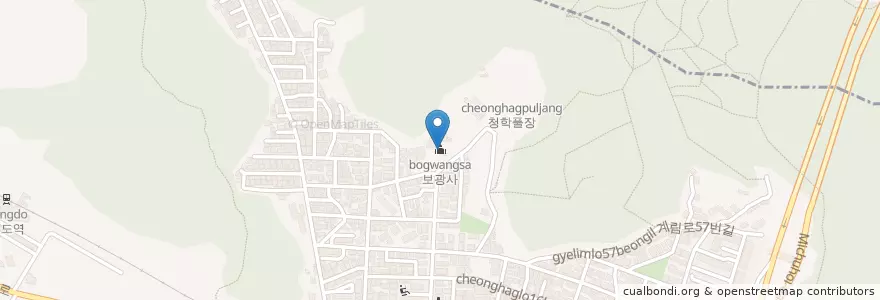Mapa de ubicacion de 보광사 en 대한민국, 인천, 연수구.