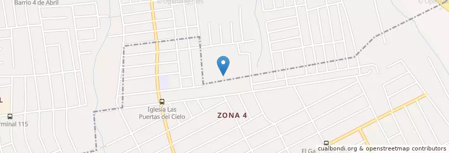 Mapa de ubicacion de Colegio Roberto Clemente en Nicaragua, Departamento De Managua, Ciudad Sandino (Municipio).