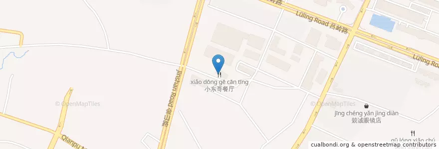 Mapa de ubicacion de 小东哥餐厅 en China, Fujian, Siming District.