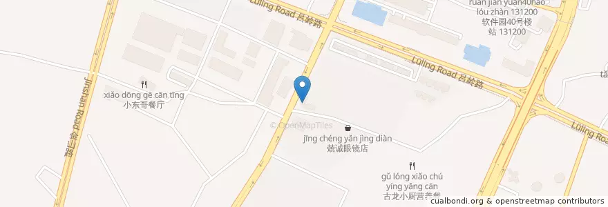 Mapa de ubicacion de 莲福堂药店 en 중국, 푸젠성, 쓰밍구.