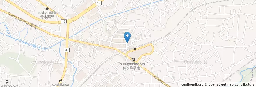 Mapa de ubicacion de 土屋耳鼻咽喉科 en Japan, Kanagawa Prefecture, Yokohama, Asahi Ward.