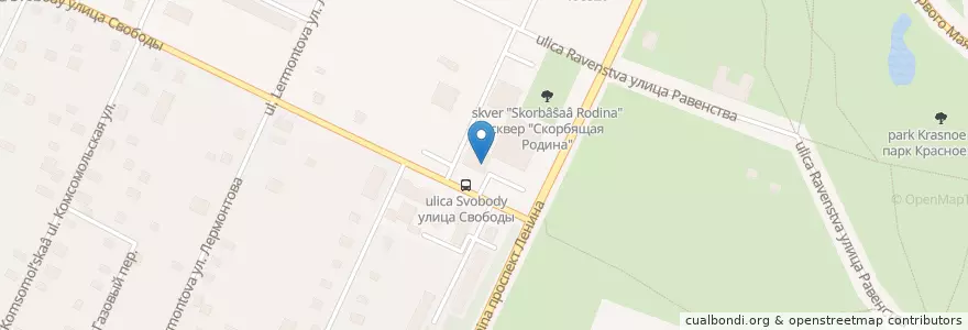 Mapa de ubicacion de Аптека en Russland, Föderationskreis Nordwest, Oblast Leningrad, Sankt Petersburg, Красносельский Район, Krasnoje Selo.