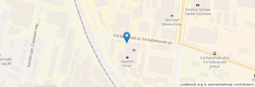 Mapa de ubicacion de Мадина en Rusia, Distrito Federal Central, Москва, Юго-Восточный Административный Округ, Район Лефортово.