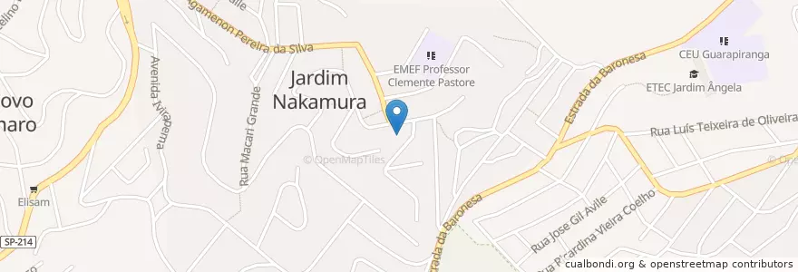 Mapa de ubicacion de UBS Jardim Nakamura en Brasil, Región Sudeste, San Pablo, Região Geográfica Intermediária De São Paulo, Região Metropolitana De São Paulo, Região Imediata De São Paulo, San Pablo.