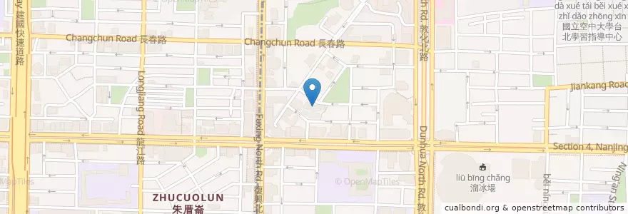 Mapa de ubicacion de 慶城海南雞飯 en Taiwan, New Taipei, Taipei, Songshan District.
