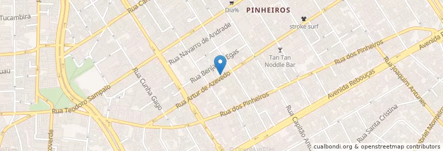Mapa de ubicacion de Artur de Azevedo (229) en Brezilya, Güneydoğu Bölgesi, Сан Паулу, Região Geográfica Intermediária De São Paulo, Região Metropolitana De São Paulo, Região Imediata De São Paulo, Сан Паулу.