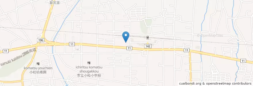 Mapa de ubicacion de 宝寿寺 en Japão, 愛媛県, 西条市.