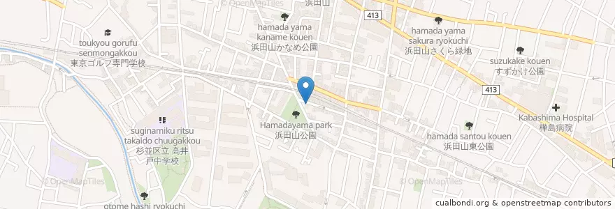 Mapa de ubicacion de しむら en Japón, Tokio, Suginami.