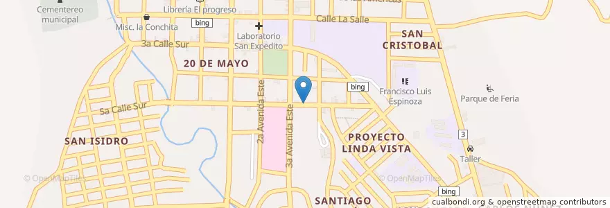Mapa de ubicacion de Laboratorio de Análisis Clínico BIOCLINIC en 니카라과, Jinotega, Jinotega (Municipio).