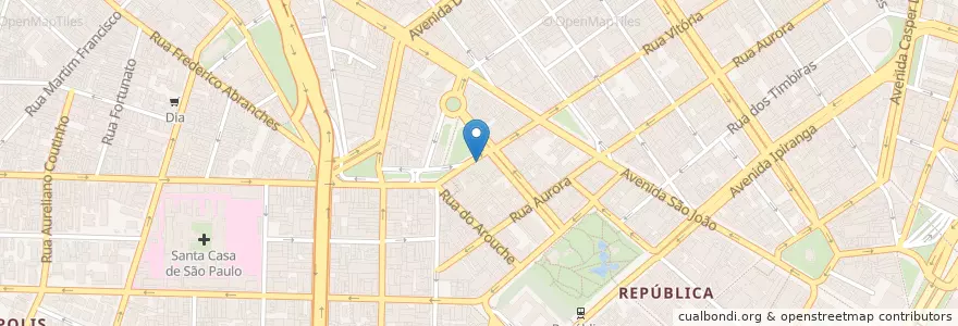 Mapa de ubicacion de O Gato Que Ri en Brasile, Regione Sudest, San Paolo, Região Geográfica Intermediária De São Paulo, Região Metropolitana De São Paulo, Região Imediata De São Paulo, San Paolo.