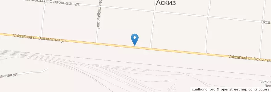 Mapa de ubicacion de Аскизский поссовет en Rusland, Federaal District Siberië, Chakassië, Аскизский Район, Аскизский Поссовет.