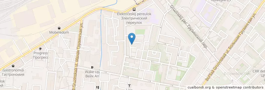 Mapa de ubicacion de Итальянский медицинский центр en Russie, District Fédéral Central, Moscou, Центральный Административный Округ, Пресненский Район.
