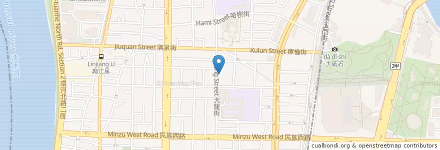 Mapa de ubicacion de Underon 上下誌 en Taïwan, Nouveau Taipei, Taipei, 大同區.