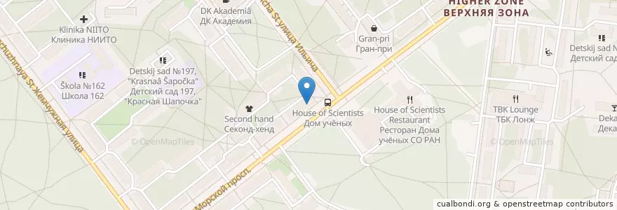 Mapa de ubicacion de Аптека.ру en Rusya Federasyonu, Сибирский Федеральный Округ, Novosibirsk Oblastı, Городской Округ Новосибирск.