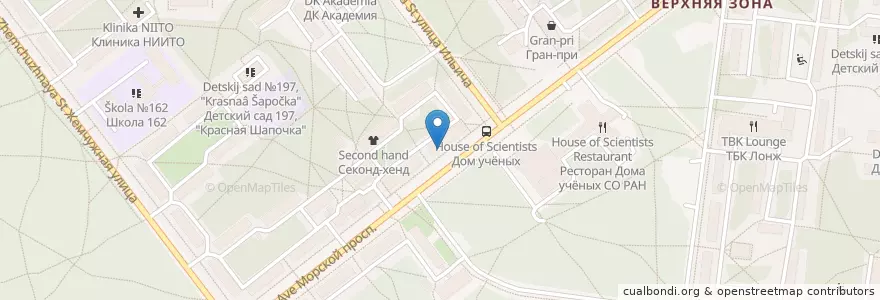 Mapa de ubicacion de Экона en Rusya Federasyonu, Сибирский Федеральный Округ, Novosibirsk Oblastı, Городской Округ Новосибирск.