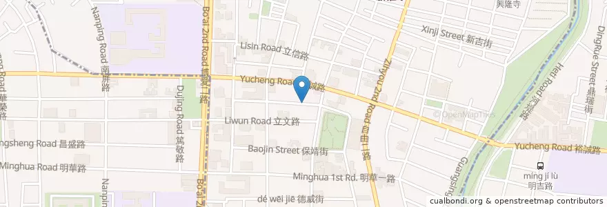 Mapa de ubicacion de The-303 Kitchen and Bar en Tayvan, Kaohsiung, 左營區.
