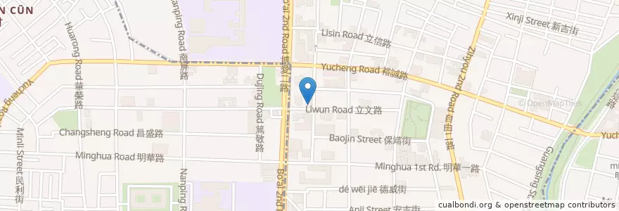 Mapa de ubicacion de 小倉壽司 en Tayvan, Kaohsiung, 左營區.
