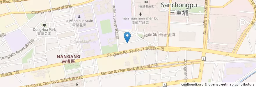 Mapa de ubicacion de 念戀日式小館 en 臺灣, 新北市, 臺北市, 南港區.