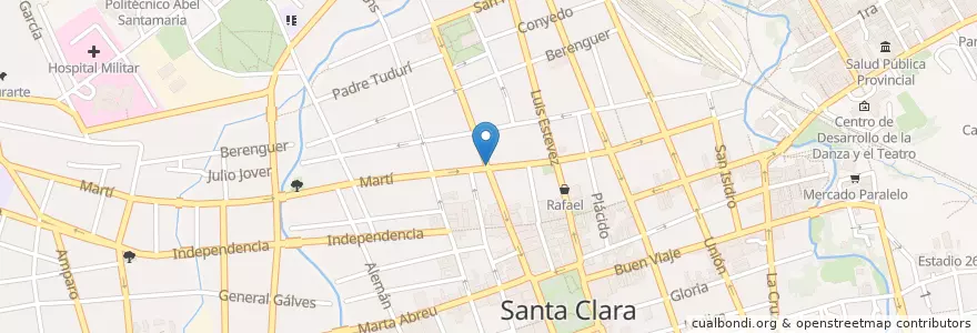 Mapa de ubicacion de La Casa del Sándwich en كوبا, Villa Clara, Santa Clara, Ciudad De Santa Clara.