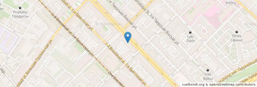 Mapa de ubicacion de DHL en Russia, Distretto Federale Centrale, Москва, Центральный Административный Округ, Тверской Район.