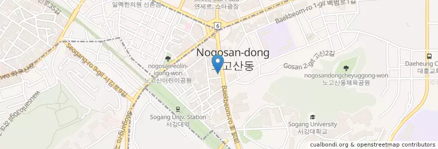 Mapa de ubicacion de 르호봇 G 캠퍼스 en 韩国/南韓, 首尔, 麻浦區.