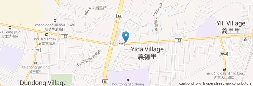 Mapa de ubicacion de 維恩耳鼻喉科 en 臺灣, 臺中市, 后里區.