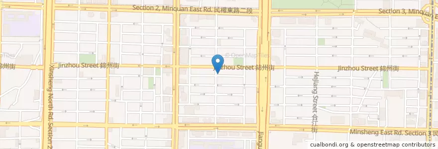 Mapa de ubicacion de 儂來餐廳 en تايوان, تايبيه الجديدة, تايبيه, 中山區.