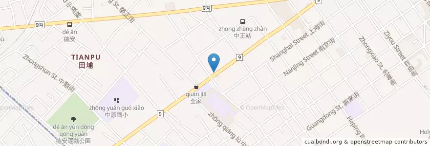 Mapa de ubicacion de 幸福早一點點 en 타이완, 타이완성, 화롄현, 화롄 시.