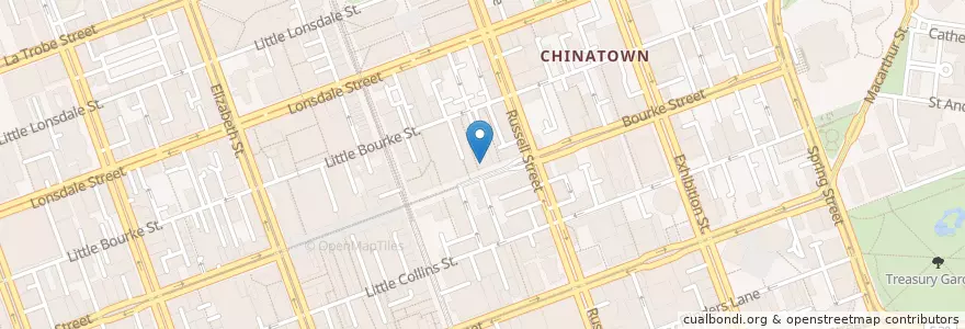 Mapa de ubicacion de Tim Ho Wan en Australië, Victoria, City Of Melbourne.