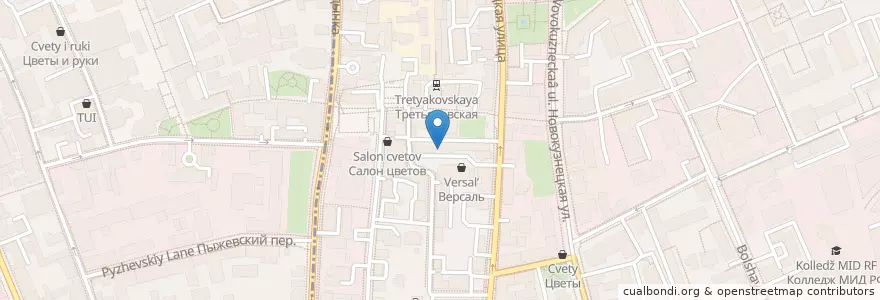 Mapa de ubicacion de Гемотест en Rusland, Centraal Federaal District, Moskou, Центральный Административный Округ, Район Замоскворечье.
