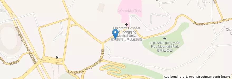 Mapa de ubicacion de China Everbright Bank en 中国, 重庆市, 重庆市中心, 渝中区 (Yuzhong).