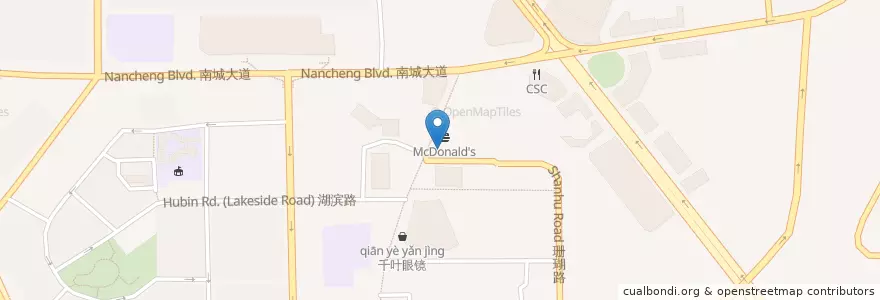 Mapa de ubicacion de 李渝记 en China, Chongqing, 重庆市中心, 南岸区.