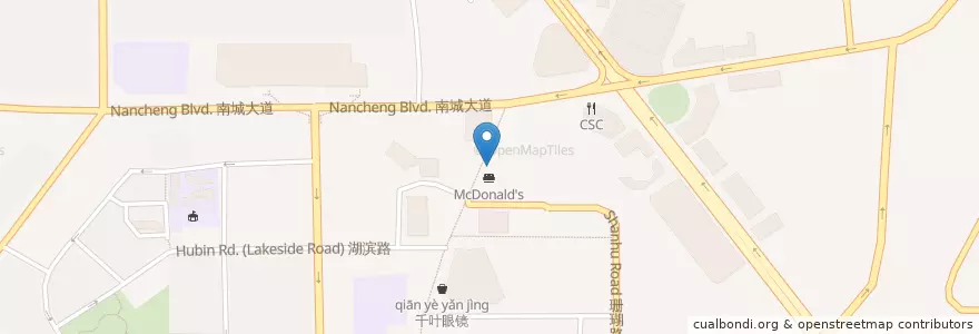 Mapa de ubicacion de 168 汤包 en Китай, Чунцин, 重庆市中心, 南岸区.