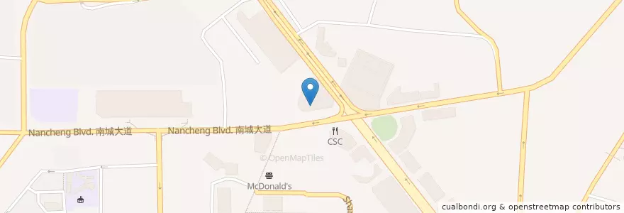 Mapa de ubicacion de McDonald's en Chine, Chongqing, 重庆市中心, 南岸区.
