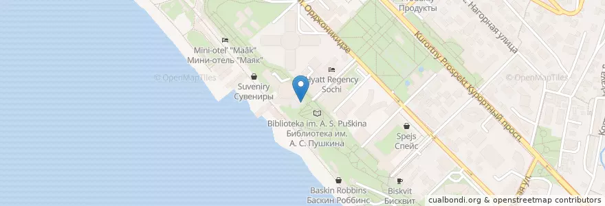 Mapa de ubicacion de Центр китайской медицины en Russia, South Federal District, Krasnodar Krai, Resort Town Of Sochi (Municipal Formation).