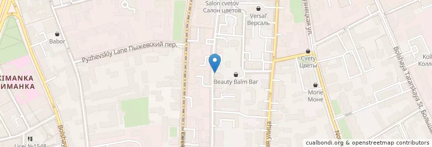 Mapa de ubicacion de Дентико en Rusya Federasyonu, Центральный Федеральный Округ, Москва, Центральный Административный Округ.