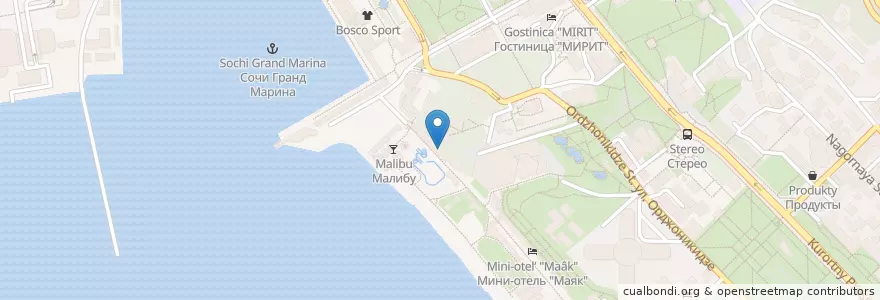 Mapa de ubicacion de "Agave" Tequila bar & restaurant en Rusland, Zuidelijk Federaal District, Kraj Krasnodar, Городской Округ Сочи.
