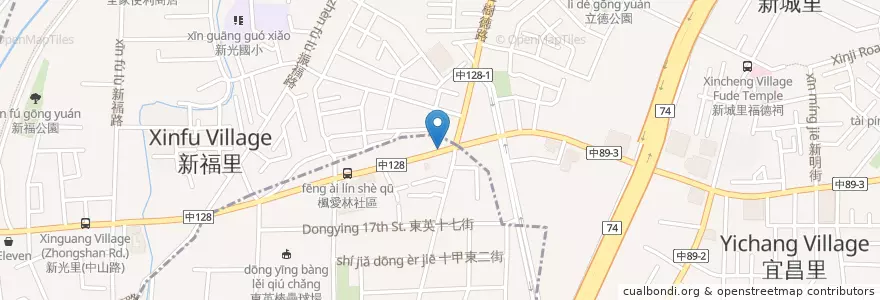 Mapa de ubicacion de 陶湘涮涮鍋 en 台湾, 台中市, 太平区.