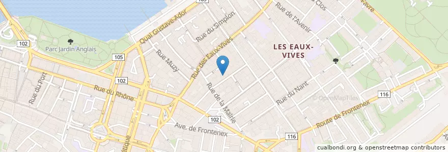 Mapa de ubicacion de Yvette de Marseille en Svizzera, Ginevra, Ginevra, Ginevra.